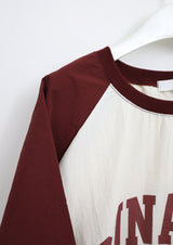 プナオフオーバーサイズショートスリーブTシャツ