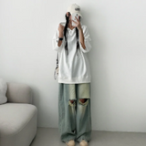 Rens over hooded short-sleeved T-shirt (3 colors)