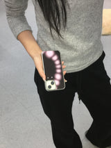 [MADE] PIERCING phone case_Pink Brown