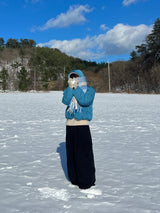 Blue Bear Hooded Padding (4 Colors)