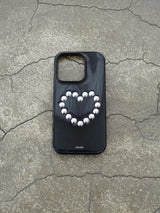 ハートスタッドケース (black)