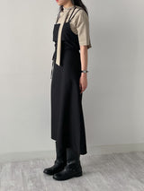 Halter Neck A-Line Long One-Piece