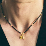 starlight pendant jade stone necklace