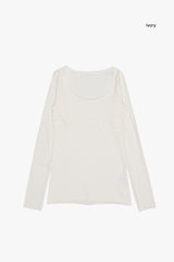 Petina wide-neck long sleeve