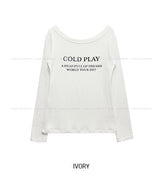 コルプビンテージレタリング長袖Tシャツ