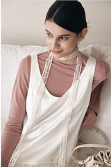 Irene Satin Dress Ivory