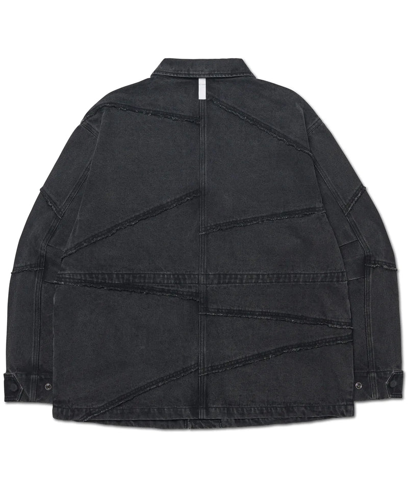 R.C DENIM BDU JACKET - WASHED BLACK