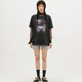 テラスピグメントTシャツ_チャコール
