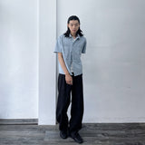 Bias Panel Wide Trousers