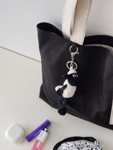  webbing simple line bag - black [M]