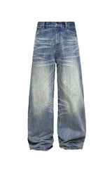 Washed Light Blue Jeans