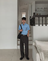 Dainel Two-Tuck Wide Slacks