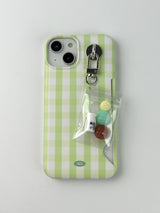 Apple Mint Grid Card Hard Case