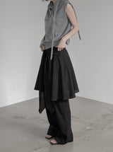 Elo Knot Nylon Midi Skirt