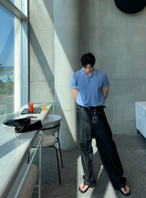 nade Cool Cable Collar Short Pant Knit