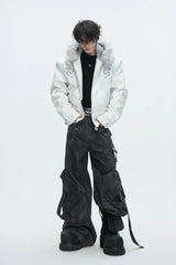Croc Hooded Puffer Jacket