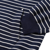 Oversized Striped Hooded Sweatshirt 2COLOR