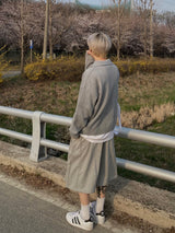 Wide Sweat Bermuda Pants 3C