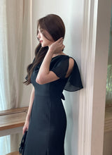 Andeu Cowl Neck Ruffle Mermaid Long One Piece