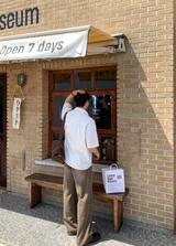 カチオニオンパッチポケット半袖シャツ