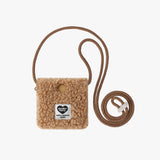 コンパクトネックレスバッグ (BROWN)