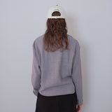 Melange Snap Knit Polar Tee