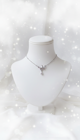 [fromis_9 Baek Jiheon Necklace] ムーンライトティアドロップカラーボーンネックレス
