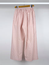 RIBBON PUNCHING WIDE PANTS (3C)
