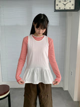 [BAONHAUS] Remine Frill Layered Sleeveless