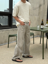 [Unisex] Summer boucle half knit(4color)