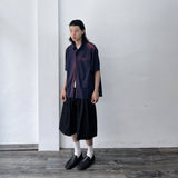Mottled Wash Drop-Shoulder Shirt