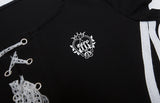 Funky Graphic Lace-Up Crop Tee 231949403