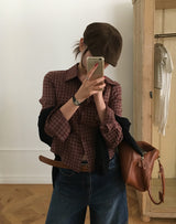 [ORIGINAL] Trick Slim Fit Check Shirt