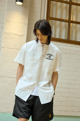 Let’s Keep Our Youth White Work Short-Sleeved Shirt [Unisex]