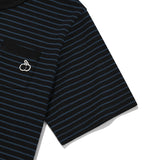 ユニモノチェリーストライプTシャツ [NAVY]