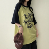 リミンボクシーフィットカラーラグラン半袖Tシャツ