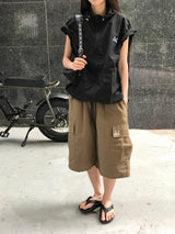 TRACK POLY HALF JACKET (2color)