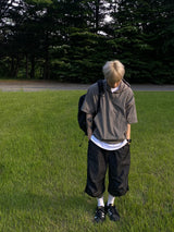 Nonfade denim half pants 2C