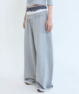 Stud underwear sweatpants - Gray