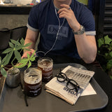 ルックリトルヴィンテージシティレタリングクロップショートスリーブTシャツ