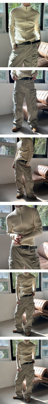 [Unisex] デザートベルトウォッシングカーゴパンツ(3color)