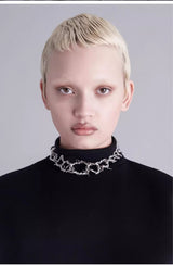 KVK VENOM series of spider web necklaces