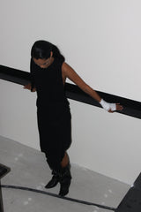 YAMISHITSU "DARKR00M" SLIM FIT JERSEY DRESS "1OF1 UNRELEASED"