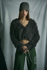 FUR CARDIGAN
