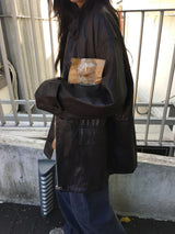 Penka Leather Field Jacket