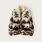 [Handmade] Nordic Toggle Knit Cardigan