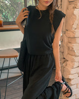 Mene Back Slit T-shirt & Pants Set