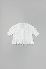 Moi ruffle blouse_ivory