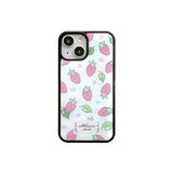 strawberry epoxy bumper case (white)