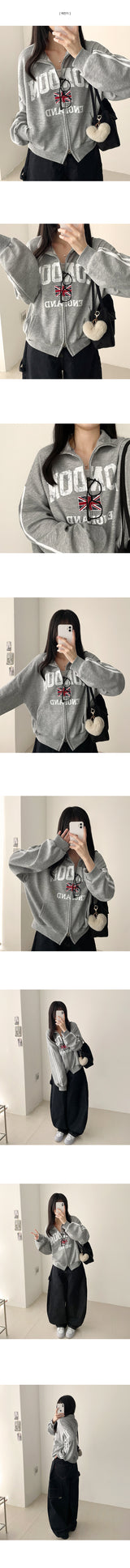 Dove Crack Two Way Track Zip-Up